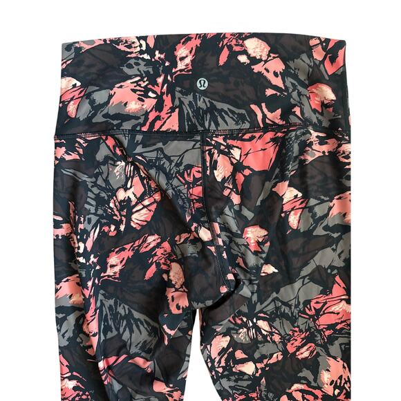 Lululemon High Rise Wunder Under Full-Length Legging Paint Storm Espresso Size 8 - Picture 10 of 10